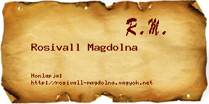 Rosivall Magdolna névjegykártya